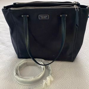 Kate Spade Medium satchel Dawn (nightcap), like new. iPad mini fits side pockets